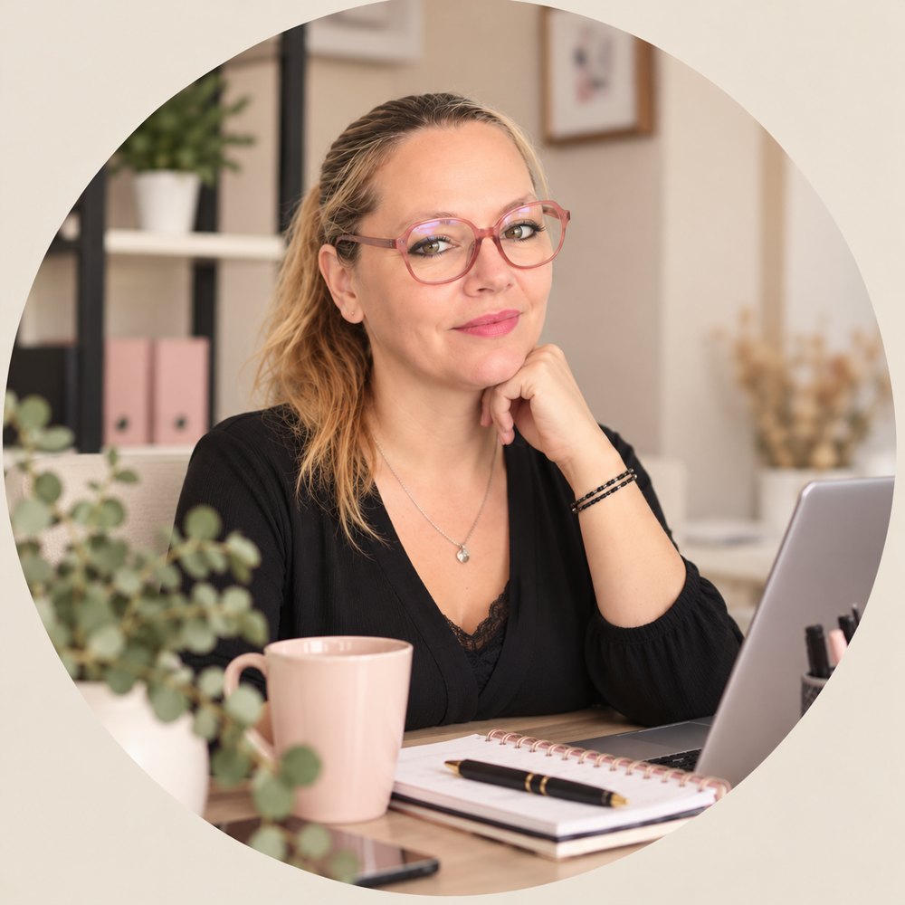 Portrait de Sandra, assistante administrative et pré-comptable indépendante chez S. Supports & Services